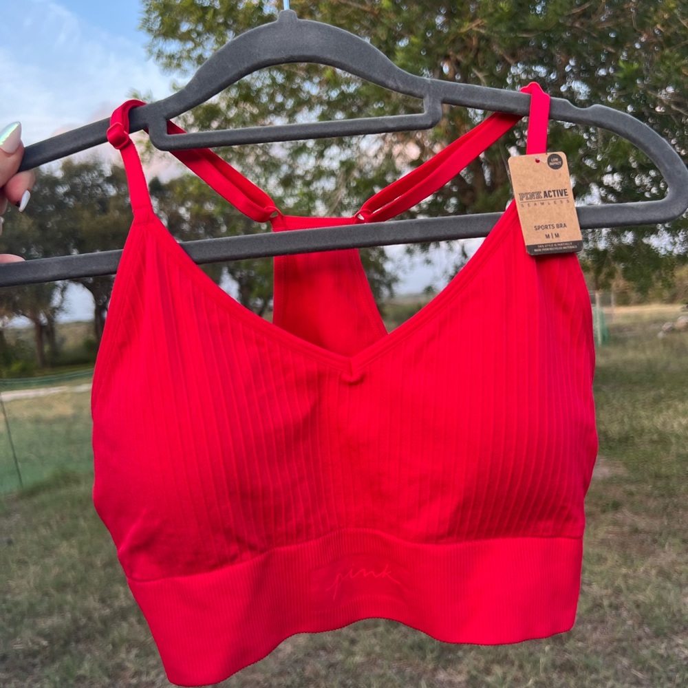 Red Victoria’s Secret Sports Bra - NWT